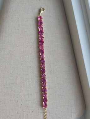 Parklane Pink Impression  Bracelet - Gold Tone